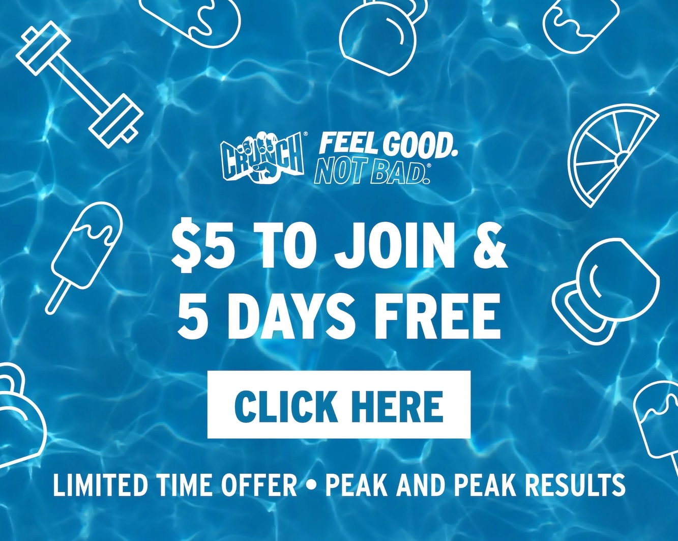 Join today for $5 & 5 days free
